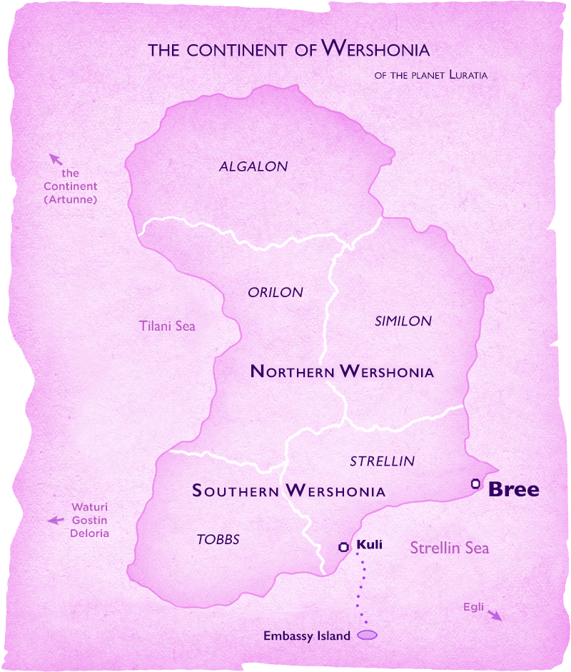 map of wershonia map of wershonia