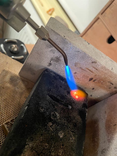 Flames, silver, candle, melting gold