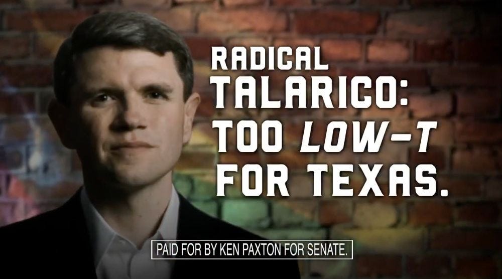 GOP One Bad Poll Away From Shouting Outright Gay Slurs At James Talarico