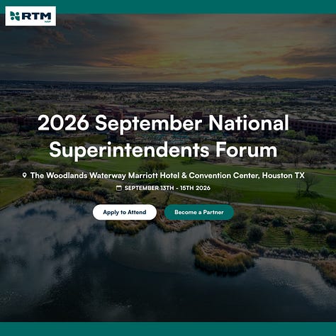 National Superintendents (For Sale!) Forum by RTM Business Group LLC