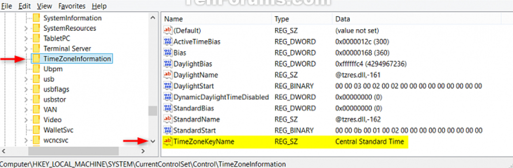 Windows System Configuration Registry Keys - by Omar Haggag