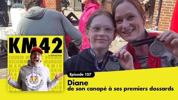 Diane : de son canapé à ses premiers dossards sur 5km + courir en Norvège — KM42 #157 Diane : de son canapé à ses premiers dossards sur 5km + courir en Norvège — KM42 #157