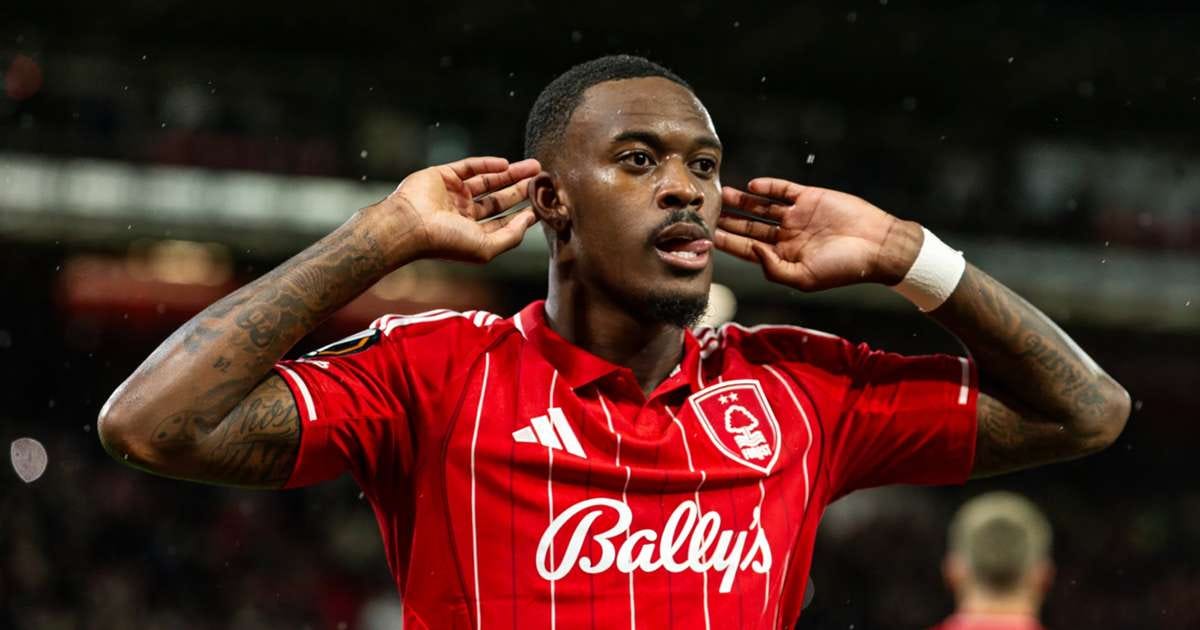 Nottingham Forest 1-2 Fenerbahce (4-2 agg): Hudson-Odoi strike decisive  after comeback attempt