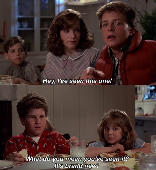 Back to the future rerun template : r/MemeTemplatesOfficial