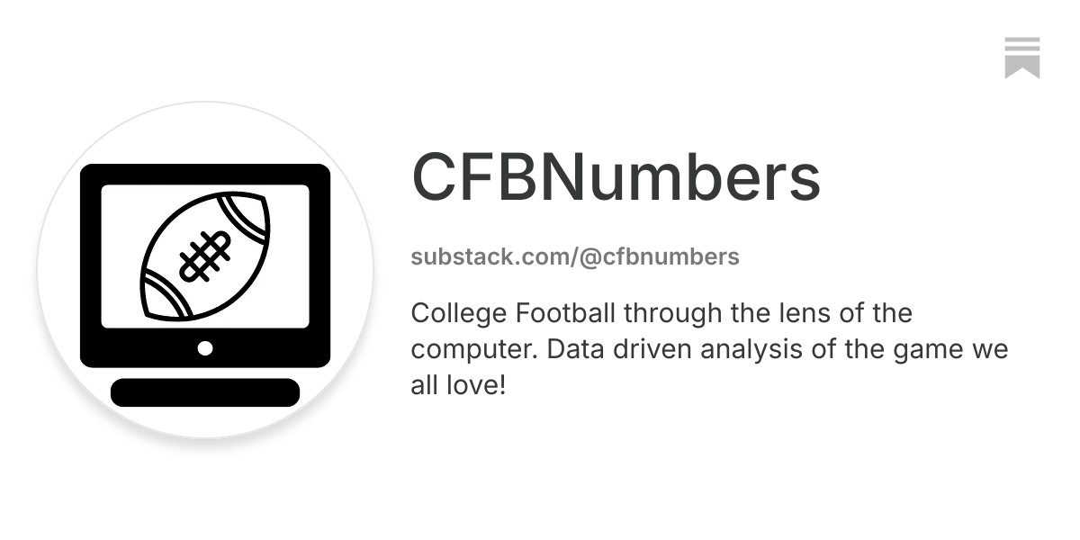 CFBNumbers | Substack