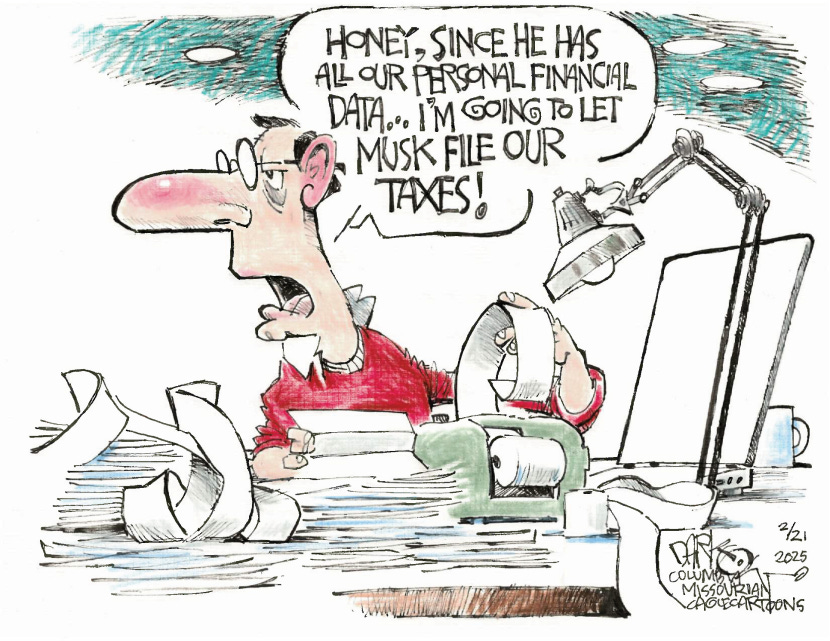 Top Ten Cartoons of the Week! DOGE, Musk, Inflation, Taxes and More! –  DarylCagle.com