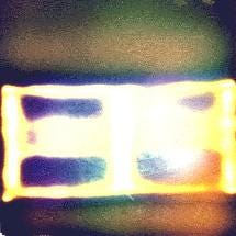 Aura photo of the spirit board.