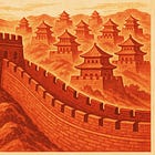 One great wall, many castles.