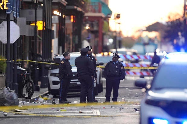 New Orleans Car Into Crowd 