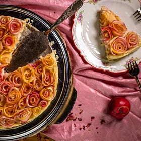 Recipe: Port Apple Rose Custard from Herbalicious Bliss