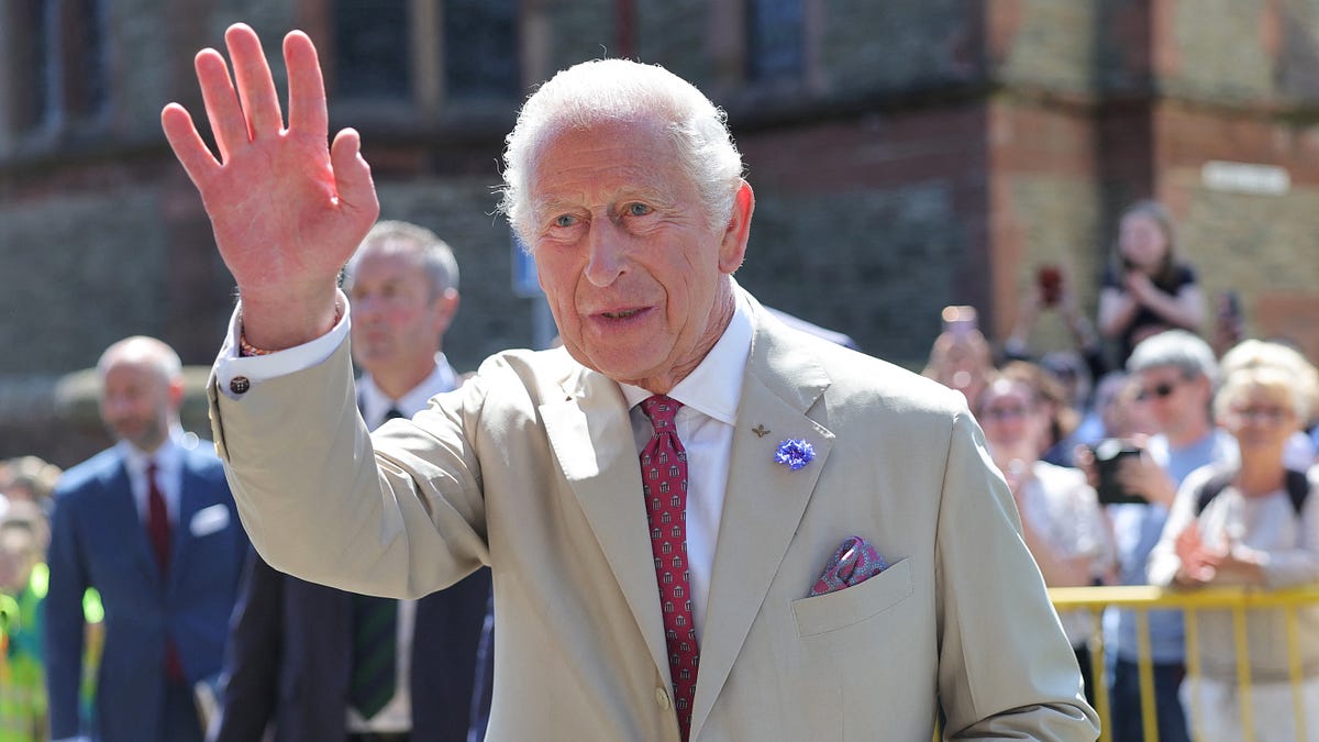 King Charles in the Isle of Man