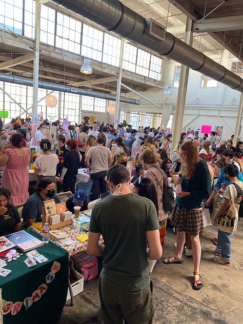 Pics of the action at the 2024 LA Zine Fest