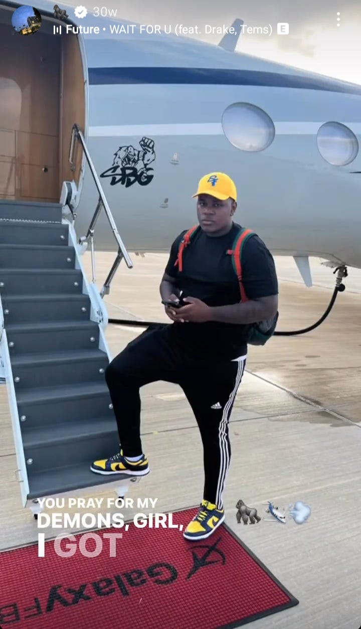 Official portal note, jet load-up, and official visit room.