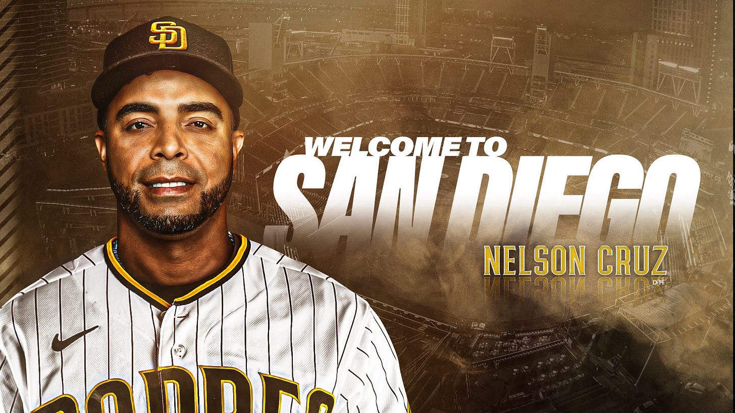 Padres Sign Nelson Cruz To One-Year Contract | by FriarWire | FriarWire