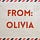 letter from olivia 