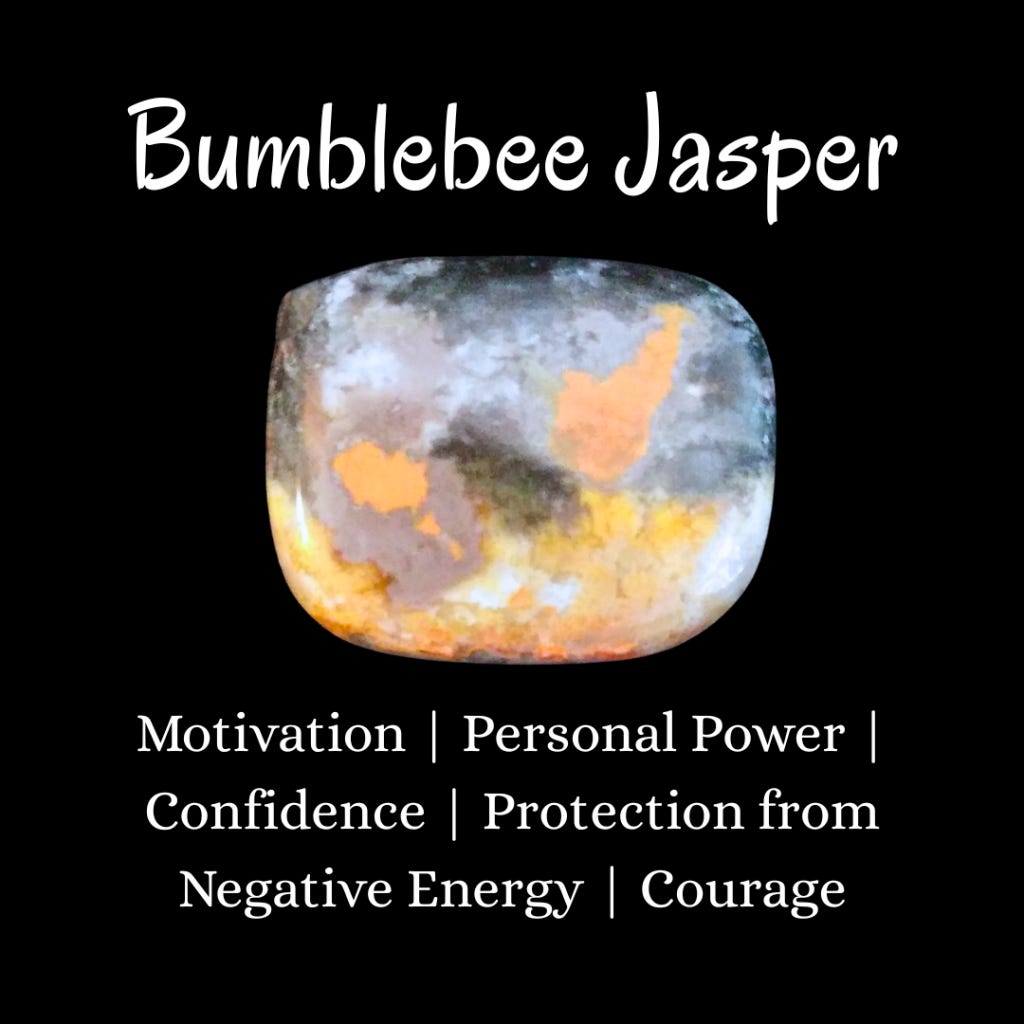 Bumblebee Jasper HEALING CRYSTAL PROPERTIES - Motivation | Personal Power | Confidence | Protection from Negative Energy | Courage Bumblebee Jasper HEALING CRYSTAL PROPERTIES - Motivation | Personal Power | Confidence | Protection from Negative Energy | Courage