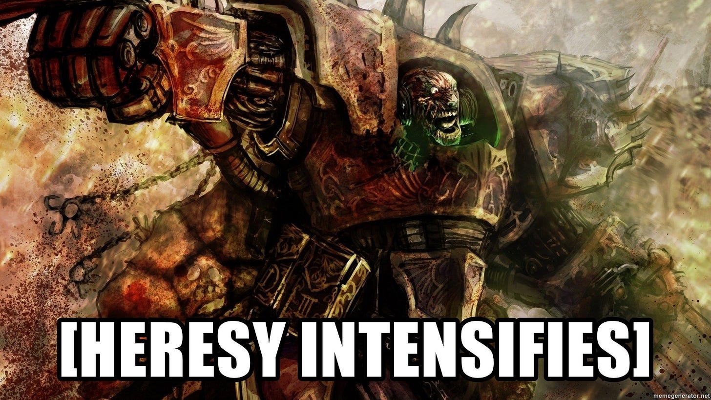 Heresy | Know Your Meme