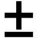 plus minus symbol plus minus symbol