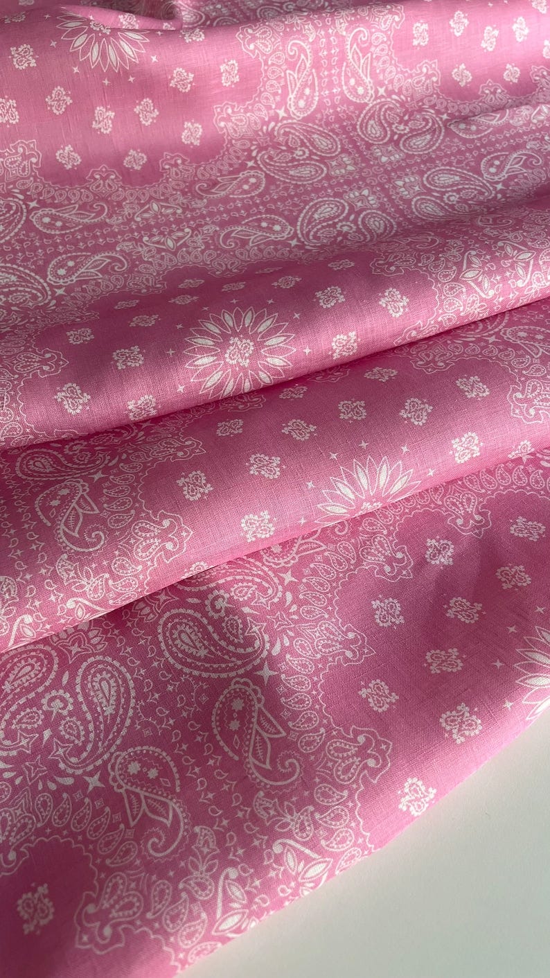 Exclusive Italian linen fabric, designer fabric in the famous designer style, high quality image 1