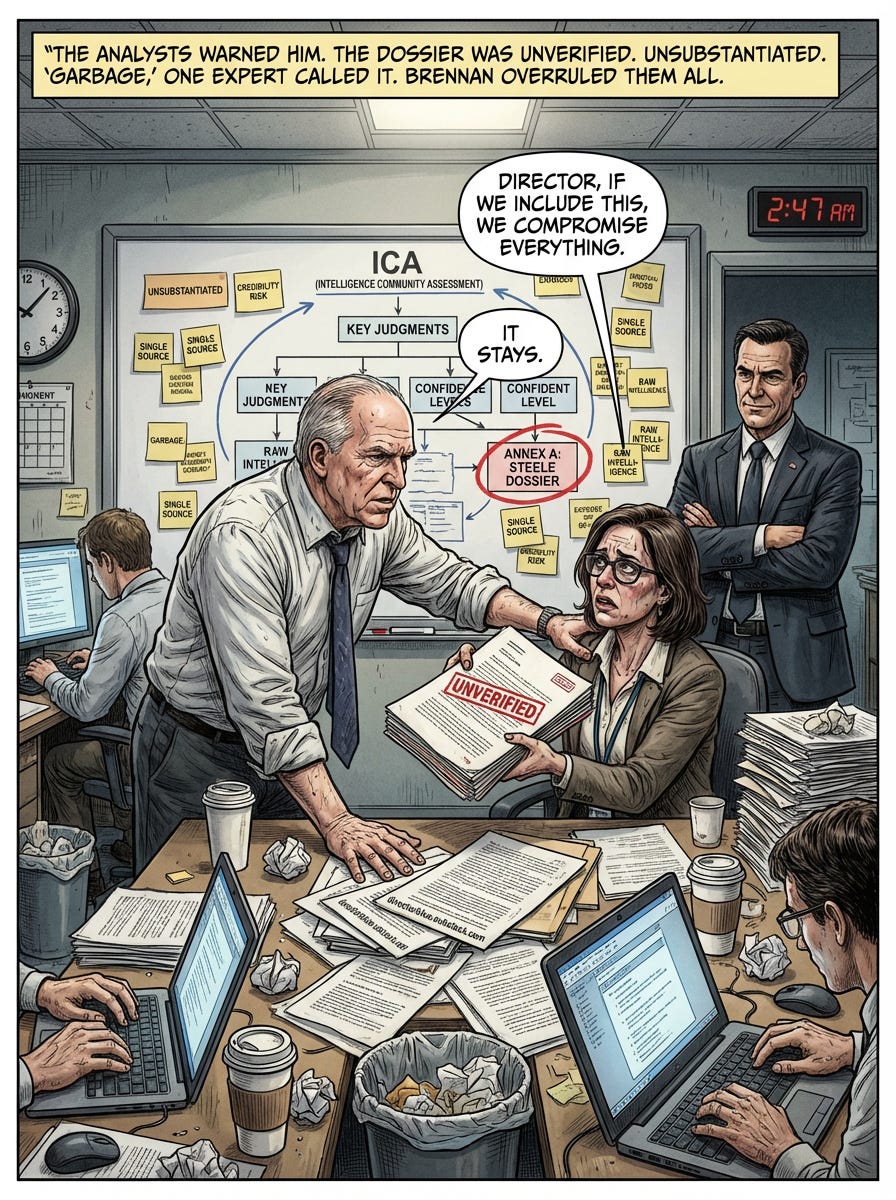 same subject new image - Image PromptPaolo Serpieri style full color hyper-detailed graphic novel panel 34 portrait aspect ratio A chaotic cramped SCIF workroom  papers everywhere coffee cups overflowing trash cans multiple analysts hunched _image_1