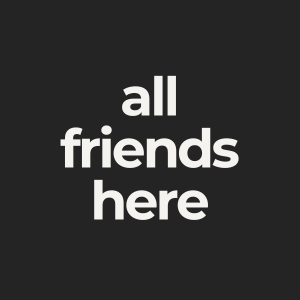 ALL FRIENDS HERE logo