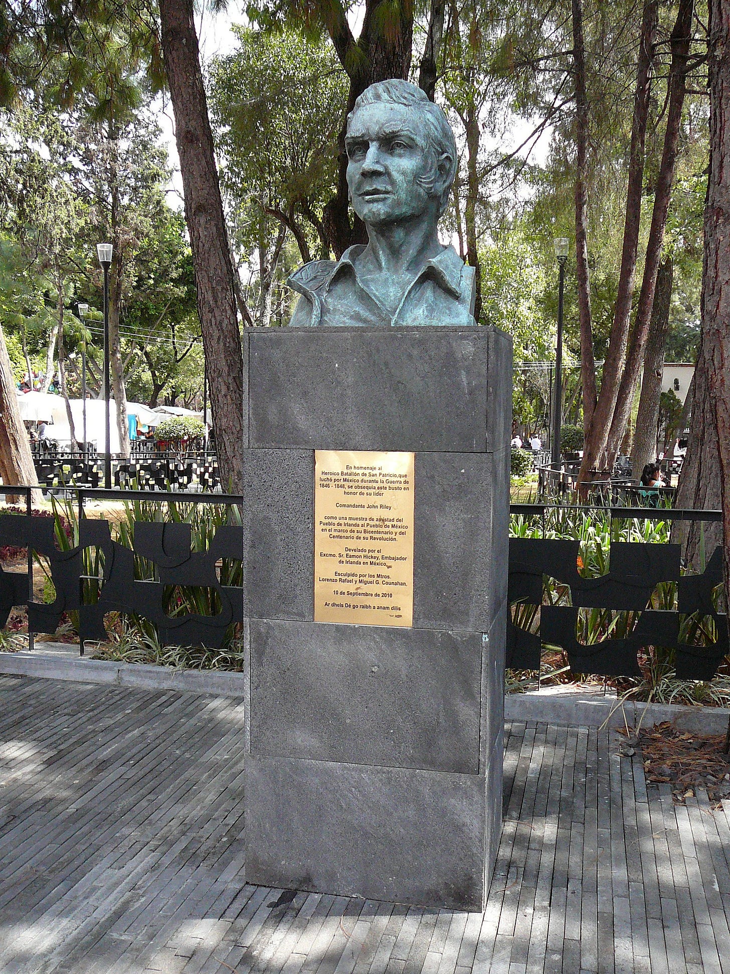 File:Comandante John Riley 1848, bust on pedestal, Mexico.jpg - Wikimedia Commons File:Comandante John Riley 1848, bust on pedestal, Mexico.jpg - Wikimedia Commons