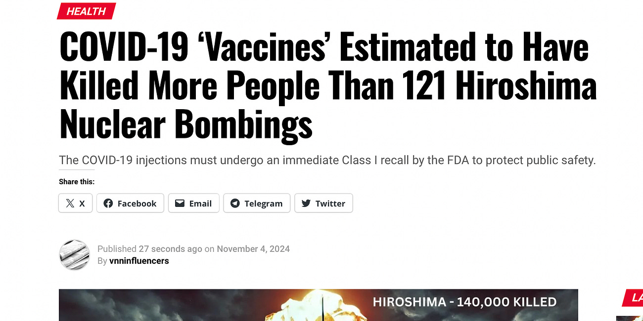 If the Kovid shots killed 17-million people, why would Robert F. Kennedy, Jr. and Donald Trump not be SHOUTING about it?