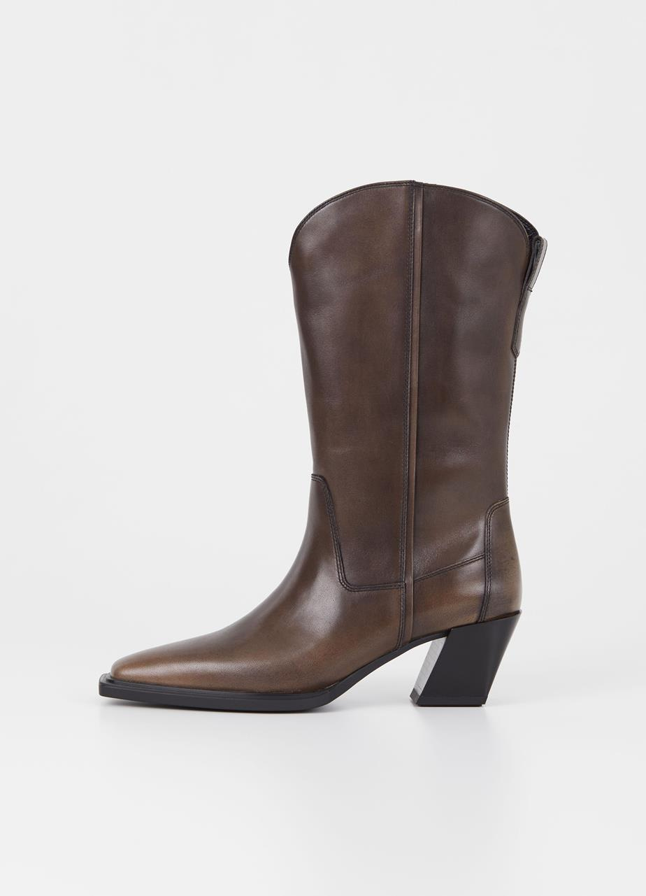 Alina Brown brush off leather