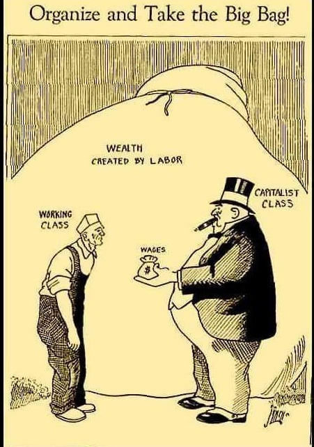 Workers of the world UNITE and take the big bag : r/Marxism_Memes