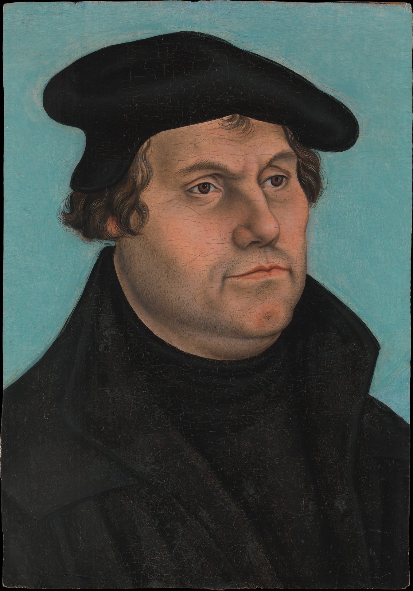 Workshop of Lucas Cranach the Elder | Martin Luther (1483-1546) | The Metropolitan Museum of Art Workshop of Lucas Cranach the Elder | Martin Luther (1483-1546) | The Metropolitan Museum of Art