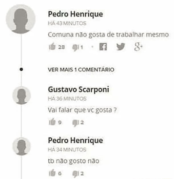 Pedro Henrique HA Comuna não gosta de trabalhar mesmo g BY ...