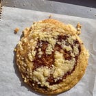 Coffee Cake Crumble Cookies