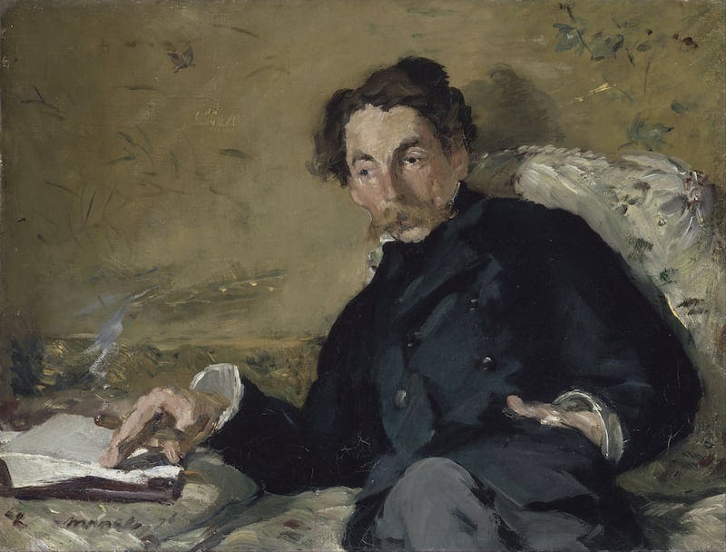 Stรฉphane Mallarmรฉ, by รdouard Manet, 1876 Stรฉphane Mallarmรฉ, by รdouard Manet, 1876