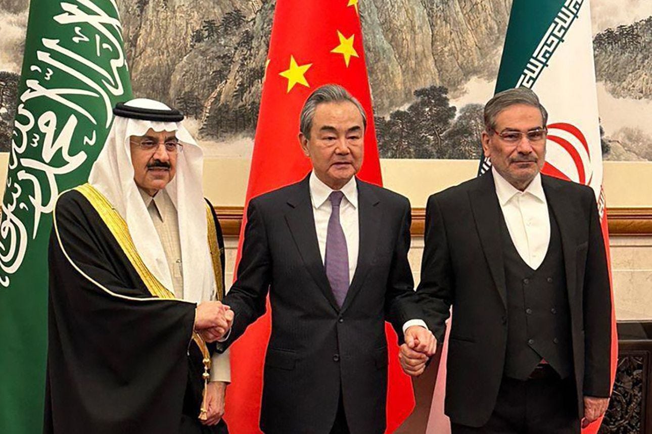 China shows its constructive side by brokering a deal between Iran & Saudi  Arabia • Stimson Center
