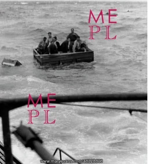 May be an image of boat and text that says 'ΜΕ PL ΜΕ E PL wWw ww.maryevans.com/48328808 man'