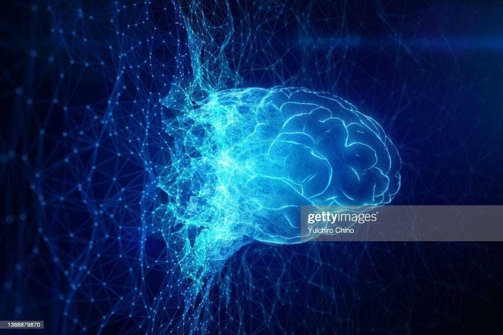 Artificial intelligence brain in network node Artificial intelligence brain in network node