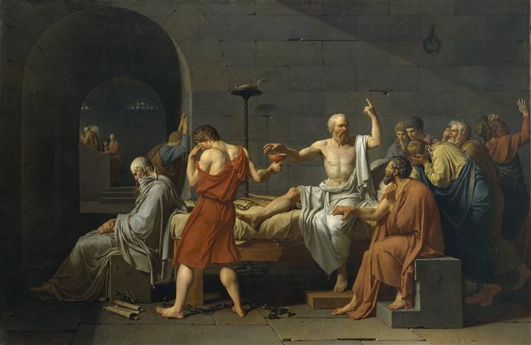 La Mort de Socrate - 1787 - Jacques-Louis David