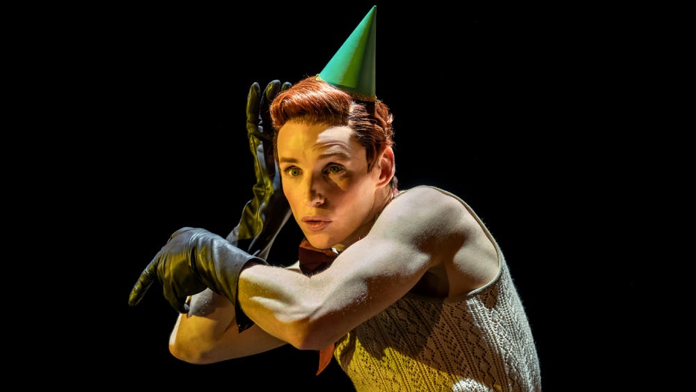 Eddie Redmayne as the Emcee in Cabaret