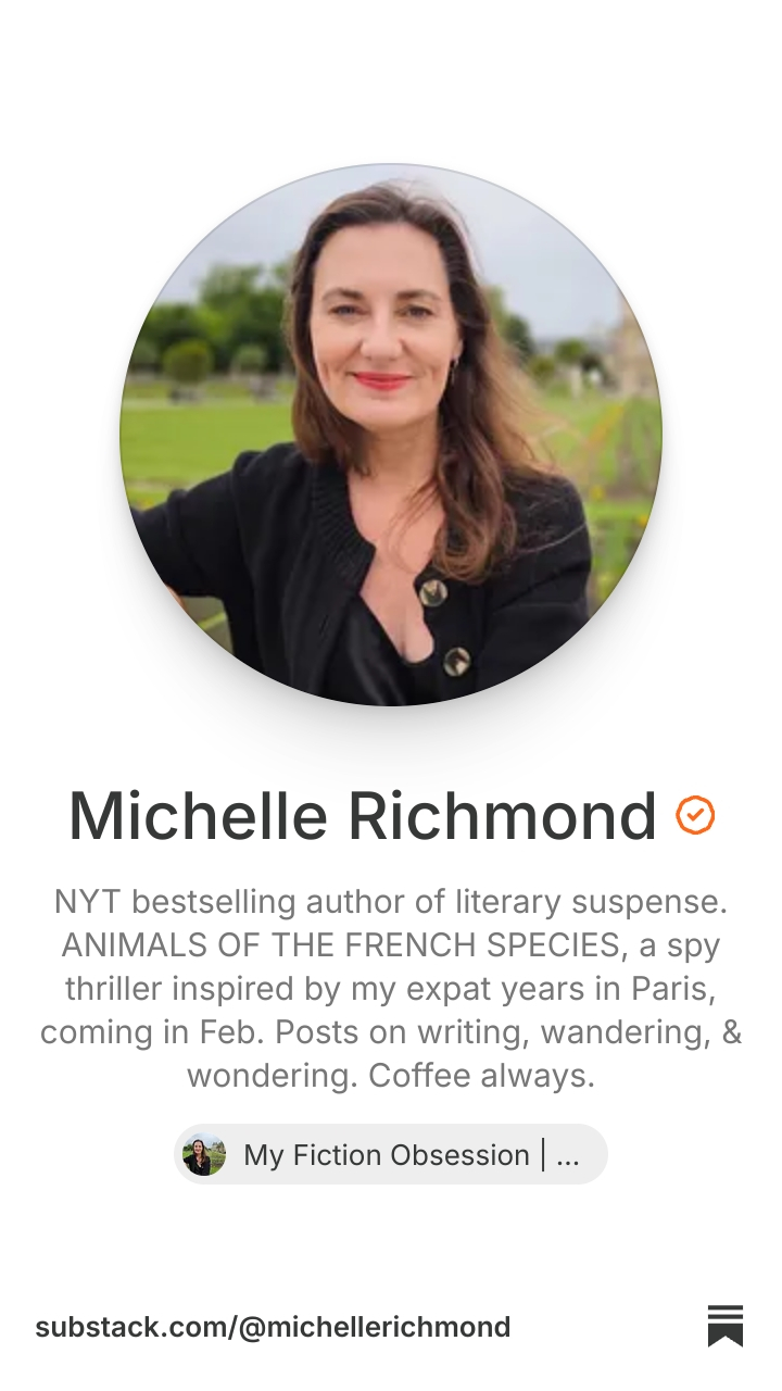 Michelle Richmond | Substack
