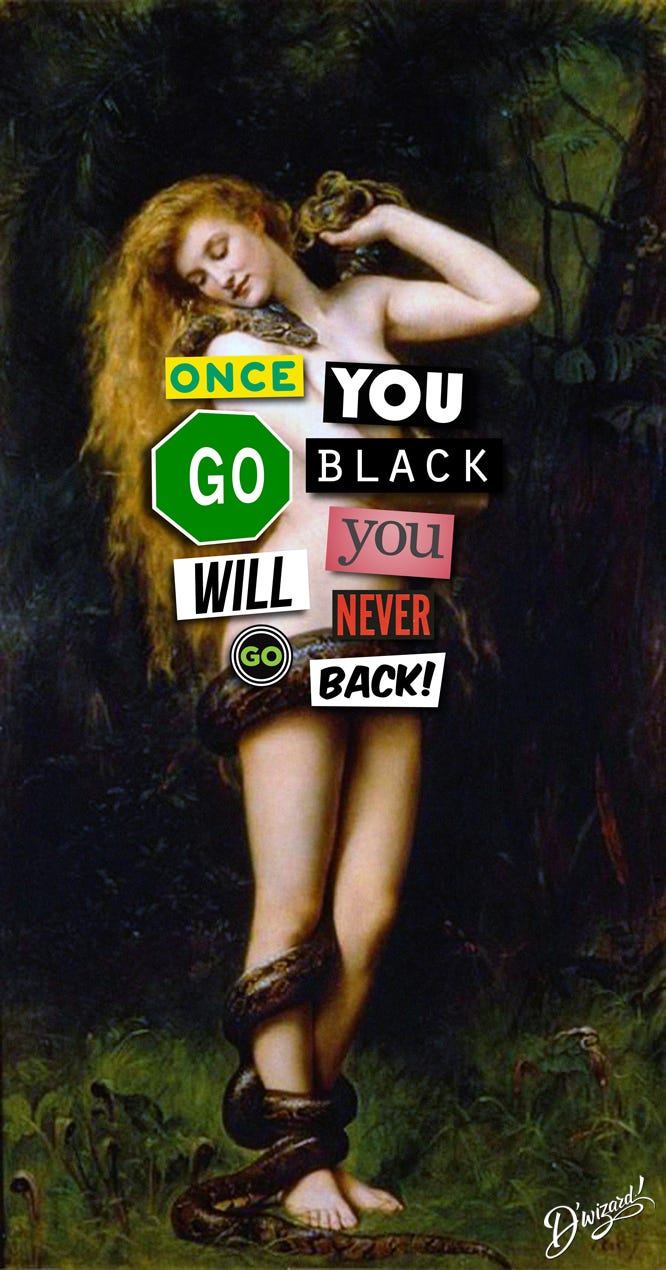 ONCE YOU GO BLACK YOU WILL NEVER GO BACK!