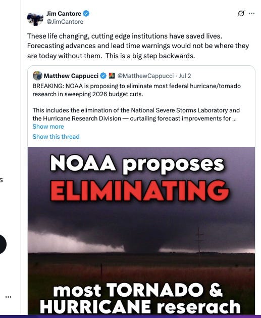 A Top Tornado-Focused Meteorologist Issues a Stark Warning About Trump's Weather-Research Cuts 