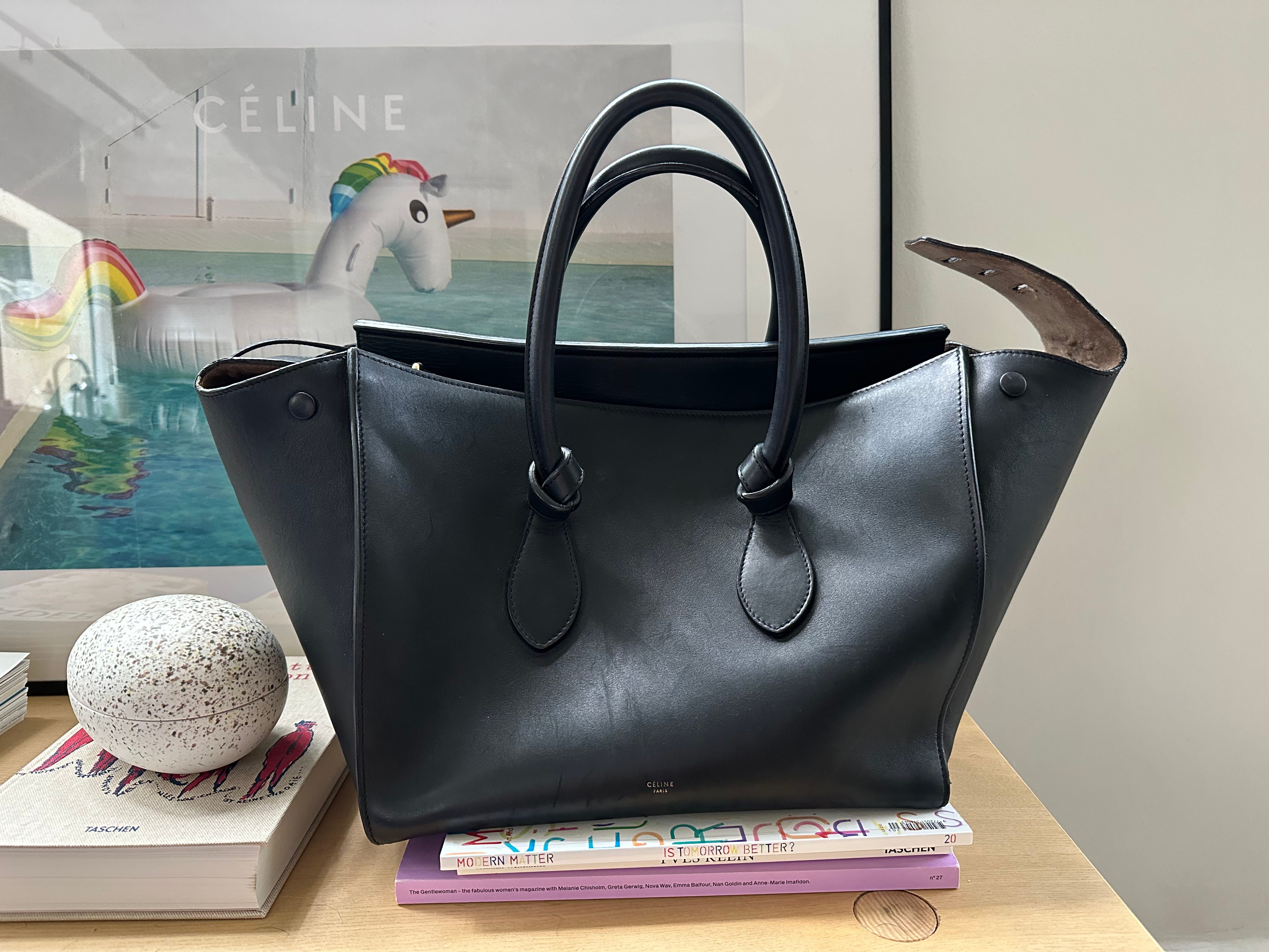 【関税&送料込】Celine Celine Tippi In Calfskin - Vegetal Ta Let's authenticate my new Céline Tie bag