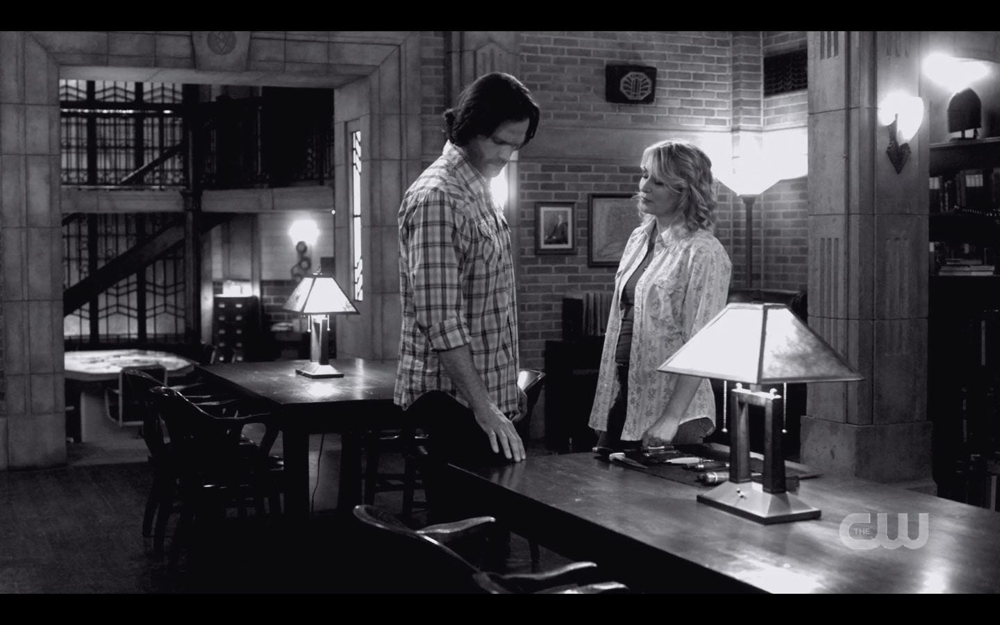 Mary Winchester explains erratic behavior to Sam SPN 14.18 Mary Winchester explains erratic behavior to Sam SPN 14.18