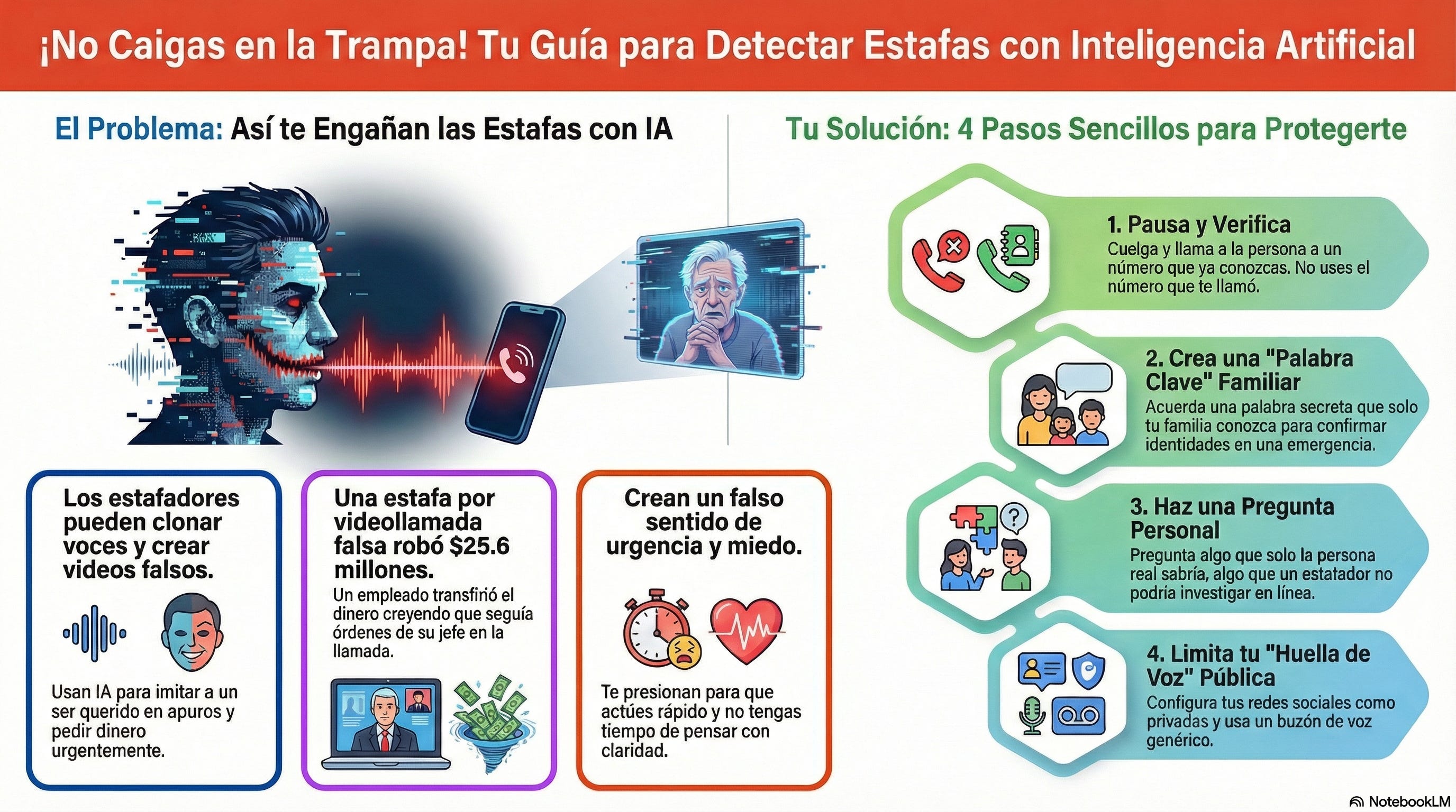 Las Estafas con IA Ya Están Aquí: 9 Señales de Alerta + un Habito de 60 ...