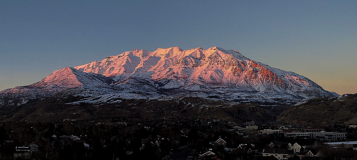 Mount Timpanogos at sunset [Explore 2 Mar 2021] | sudweeks1 | Flickr