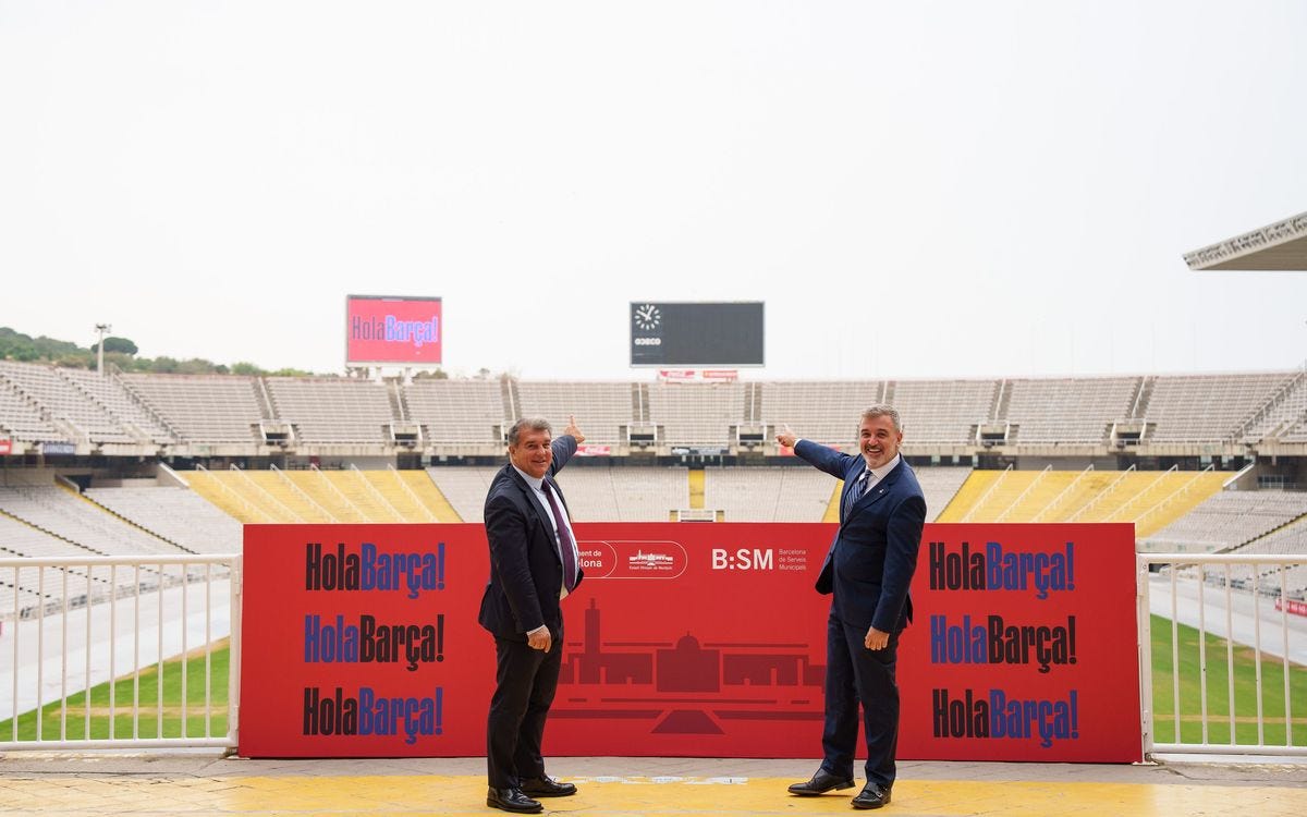FC Barcelona and City Council officially confirm transfer to Montjuïc in  the 2023-24 season