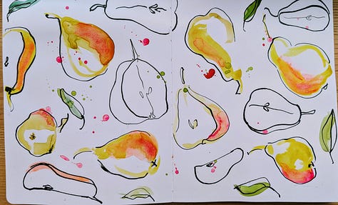 watercolor painting, watercolor illustrations