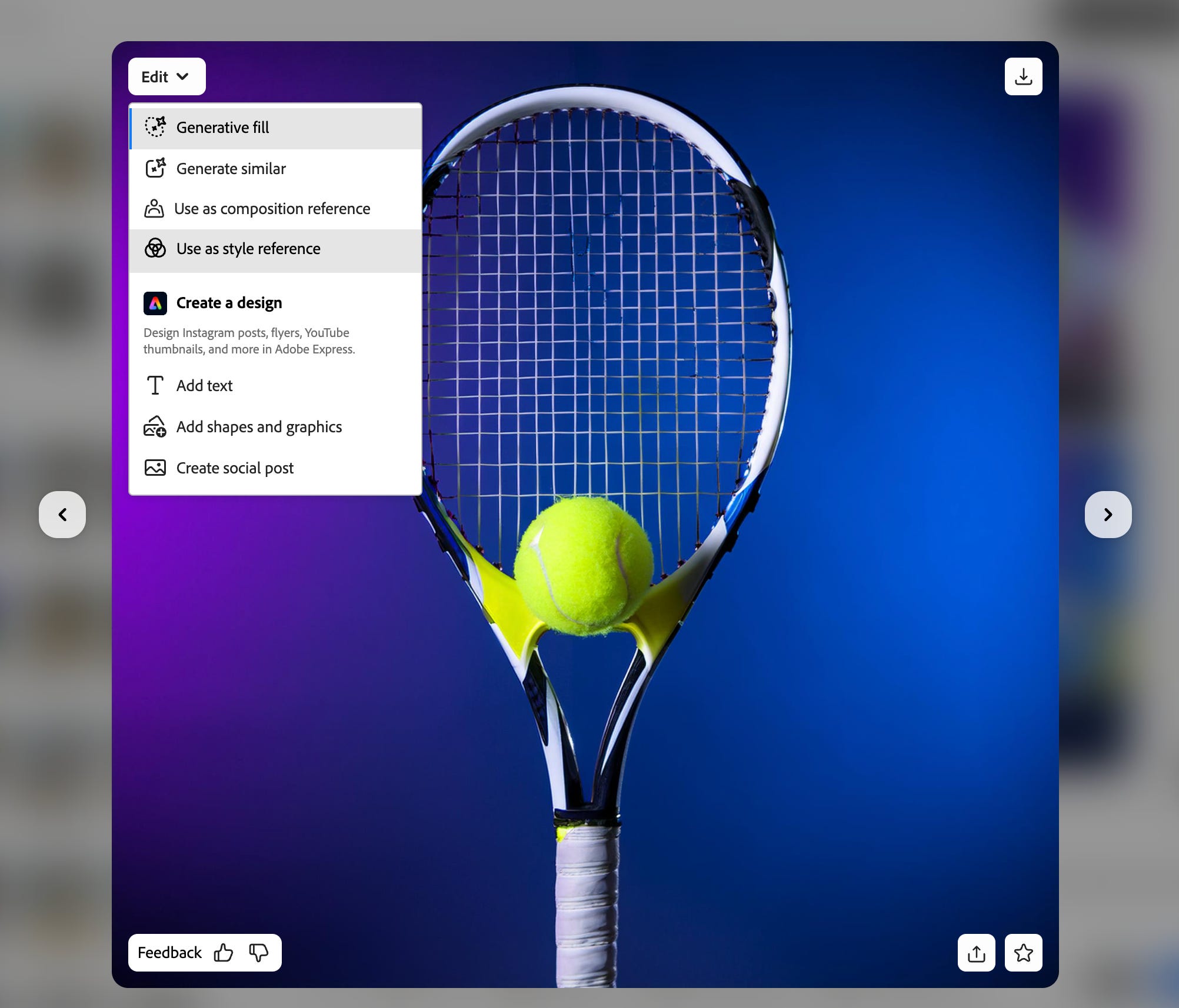 Adobe Illustrator > Adobe Firefly for Image Mockups [ Tennis! ]