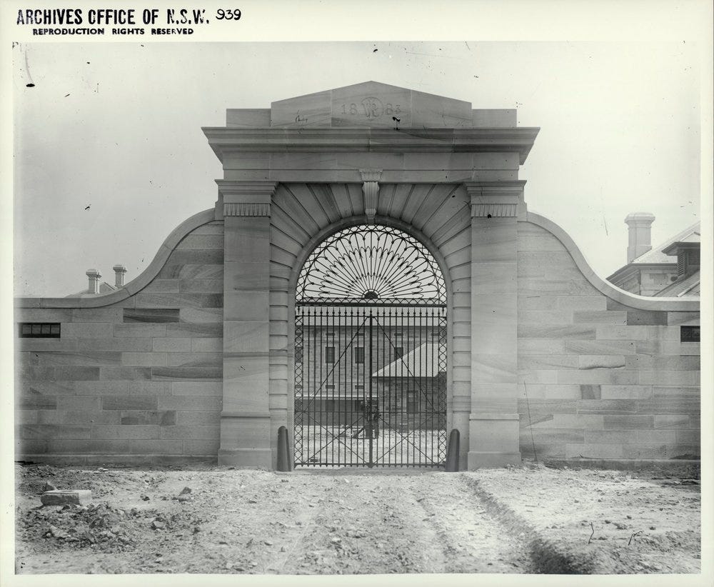 Gates of Callan Park, circa 1883 Gates of Callan Park, circa 1883