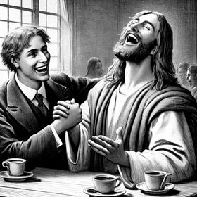 The uncontainable God of exuberance.